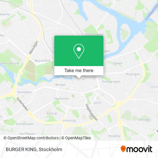 BURGER KING map