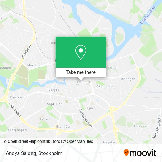 Andys Salong map