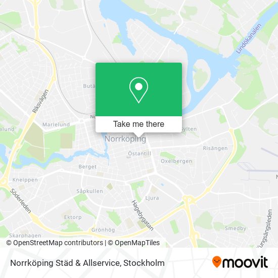 Norrköping Städ & Allservice map