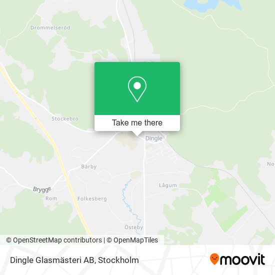Dingle Glasmästeri AB map