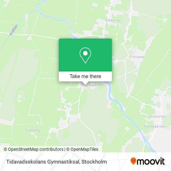 Tidavadsskolans Gymnastiksal map