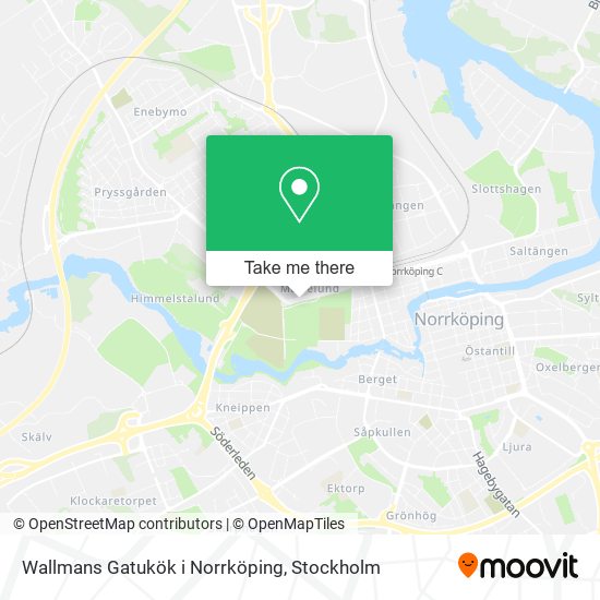 Wallmans Gatukök i Norrköping map