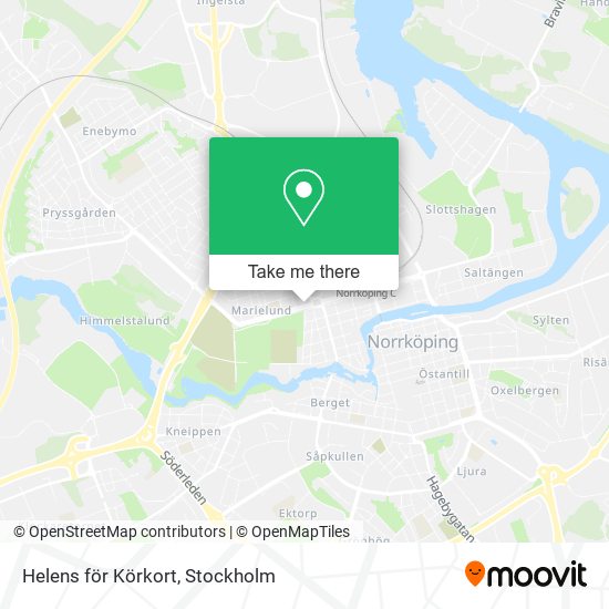 Helens för Körkort map