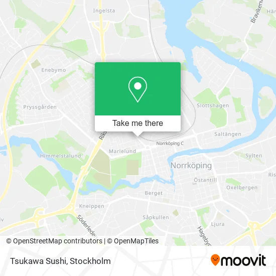 Tsukawa Sushi map