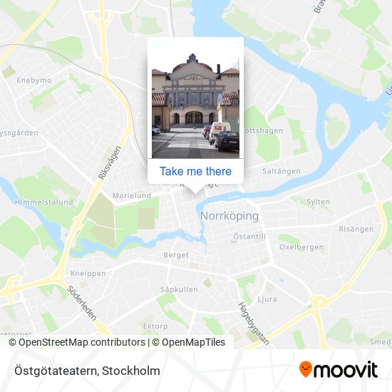 Östgötateatern map
