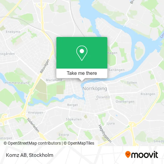 Komz AB map