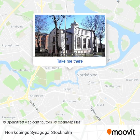 Norrköpings Synagoga map