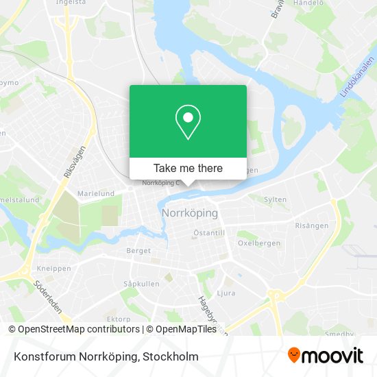 Konstforum Norrköping map