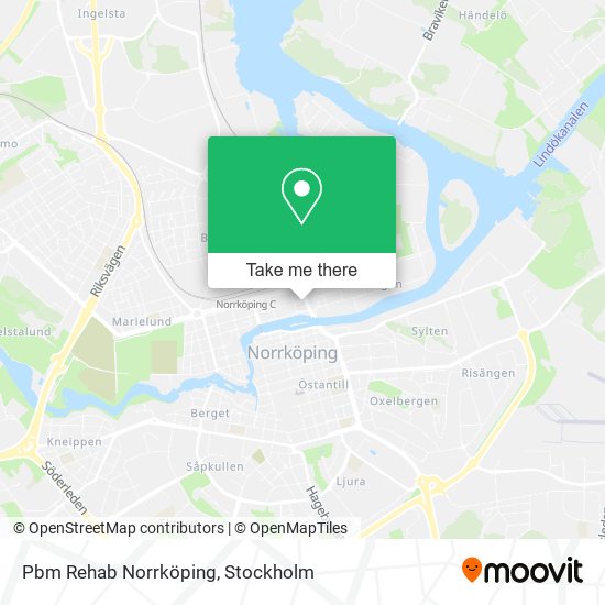 Pbm Rehab Norrköping map