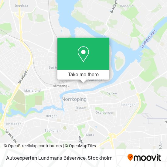 Autoexperten Lundmans Bilservice map