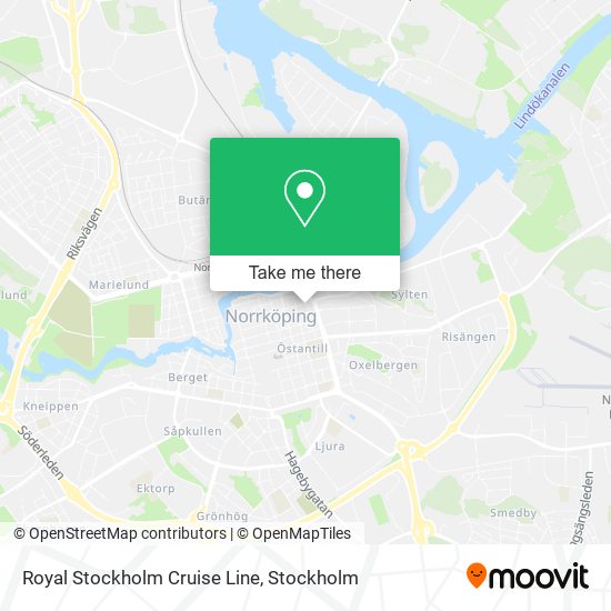 Royal Stockholm Cruise Line map