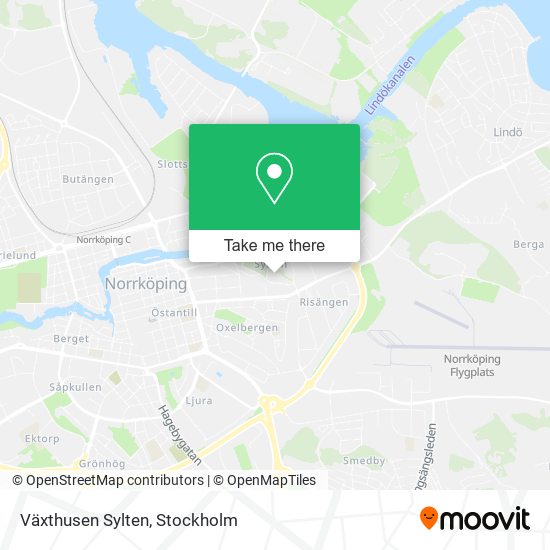 Växthusen Sylten map