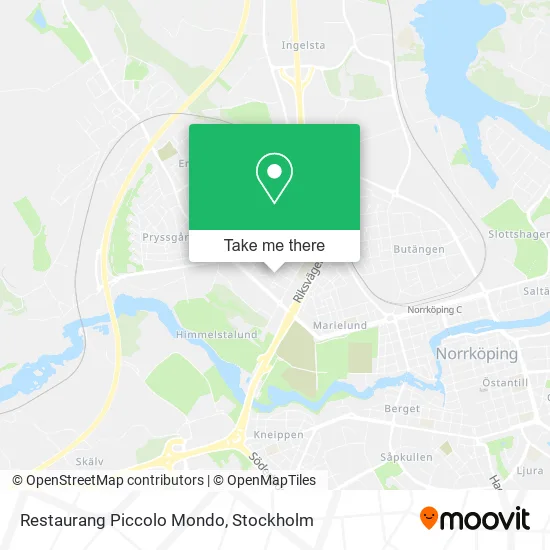 Restaurang Piccolo Mondo map