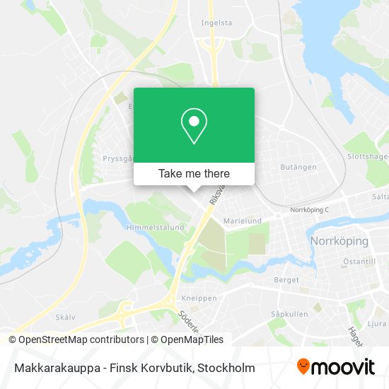 Makkarakauppa - Finsk Korvbutik map