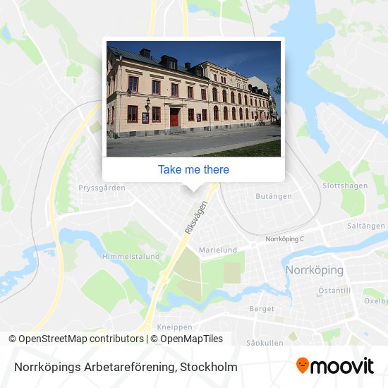 Norrköpings Arbetareförening map