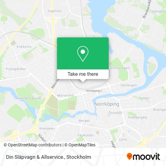 Din Släpvagn & Allservice. map