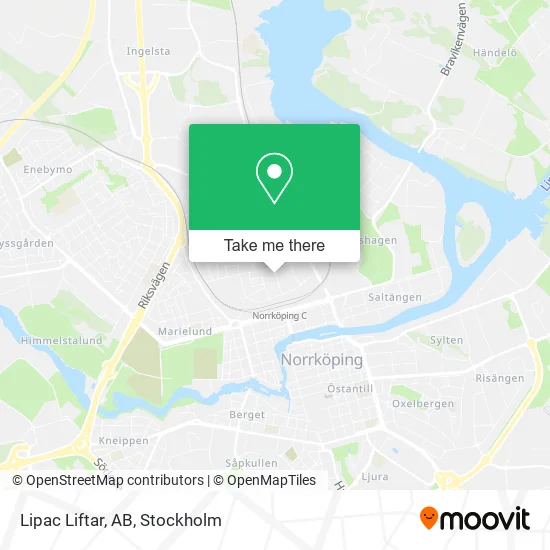 Lipac Liftar, AB map