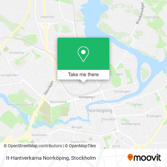 It-Hantverkarna Norrköping map