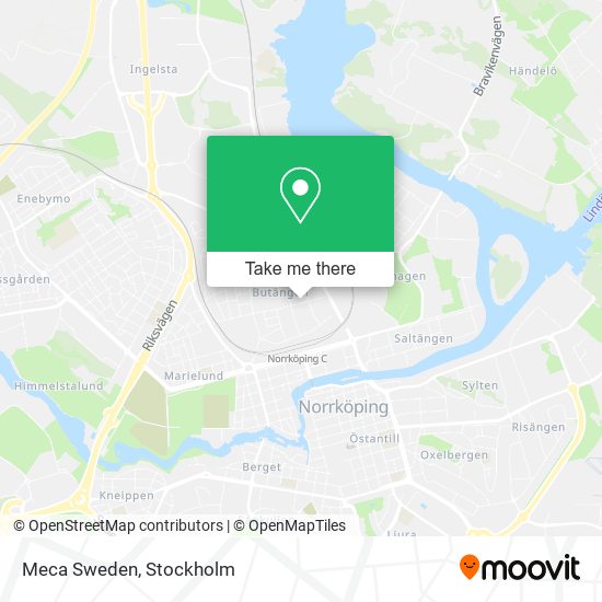 Meca Sweden map