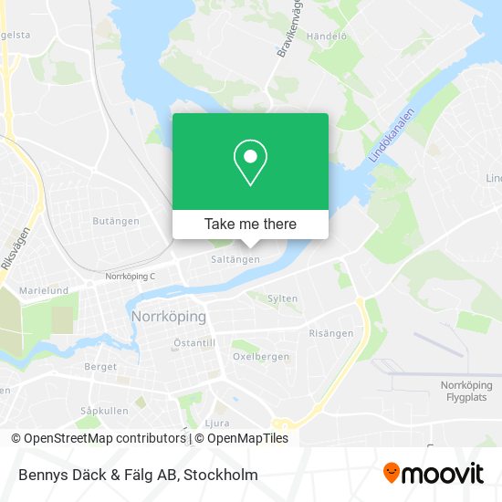 Bennys Däck & Fälg AB map