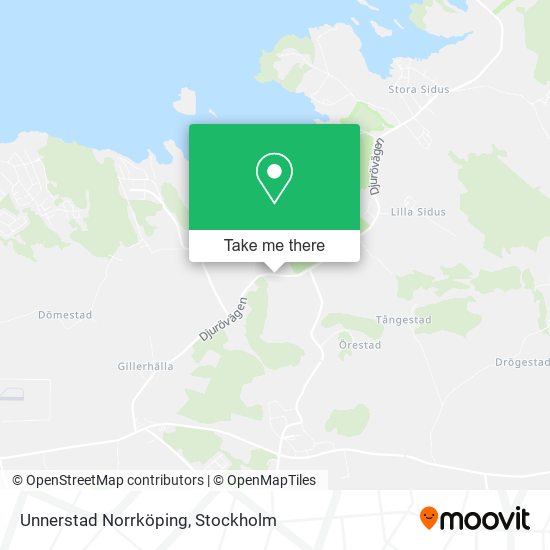 Unnerstad Norrköping map