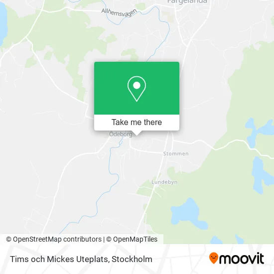 Tims och Mickes Uteplats map