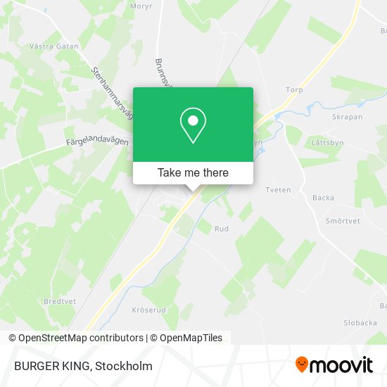 BURGER KING map