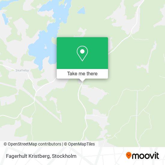 Fagerhult Kristberg map