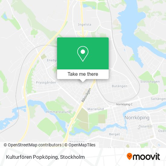 Kulturfören Popköping map