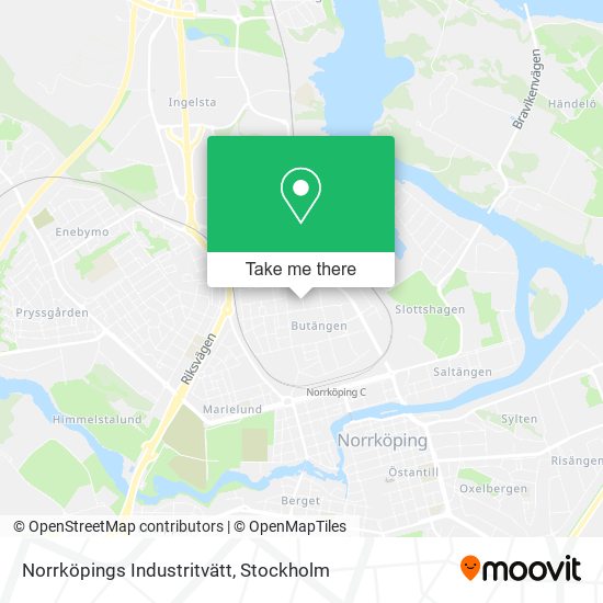 Norrköpings Industritvätt map
