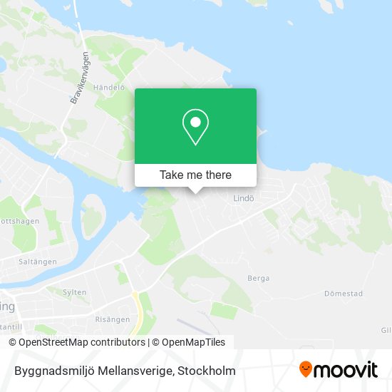 Byggnadsmiljö Mellansverige map