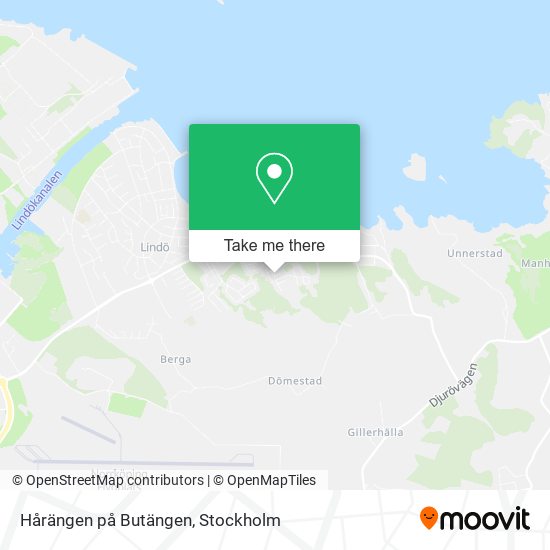 Hårängen på Butängen map