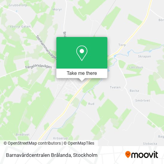 Barnavårdcentralen Brålanda map