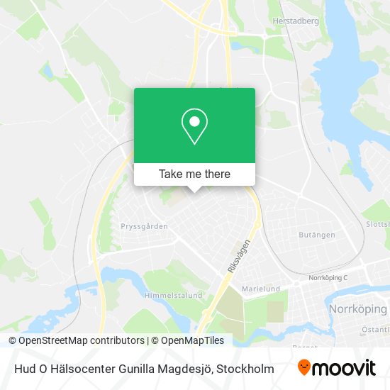 Hud O Hälsocenter Gunilla Magdesjö map