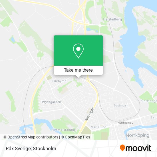 Rdx Sverige map