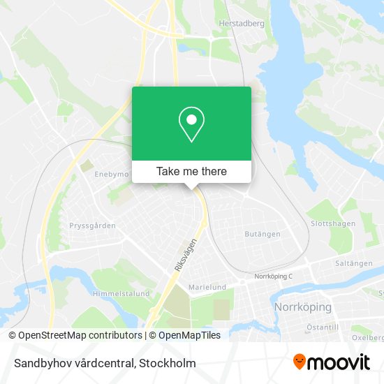 Sandbyhov vårdcentral map