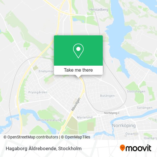 Hagaborg Äldreboende map