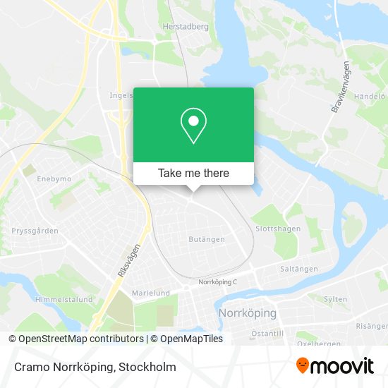 Cramo Norrköping map