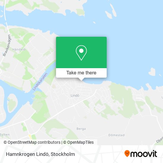Hamnkrogen Lindö map