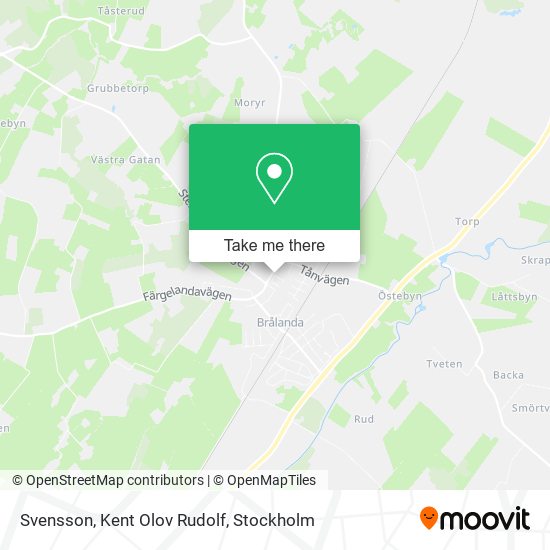 Svensson, Kent Olov Rudolf map