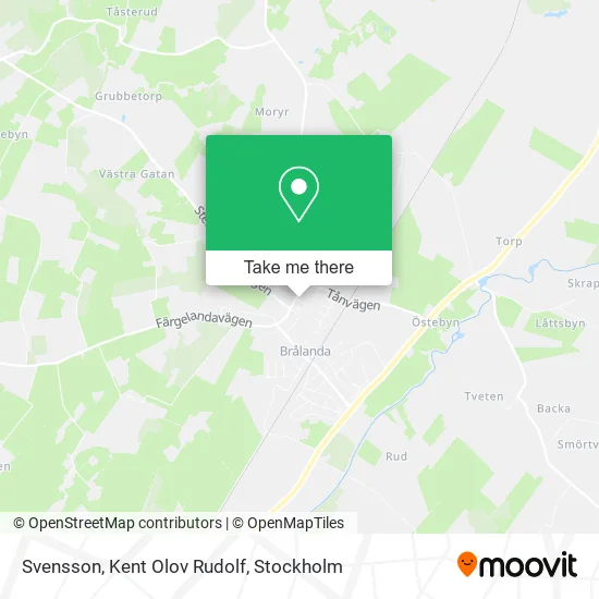 Svensson, Kent Olov Rudolf map