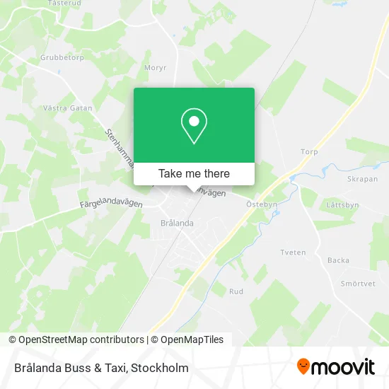 Brålanda Buss & Taxi map