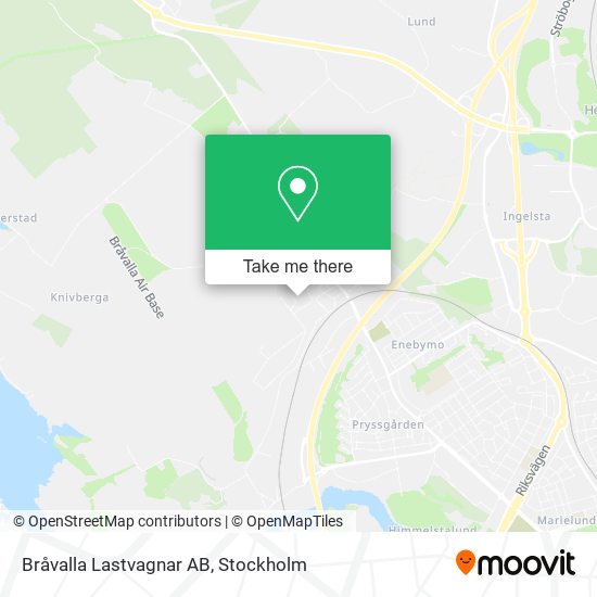 Bråvalla Lastvagnar AB map