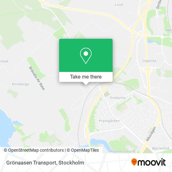 Grönaasen Transport map