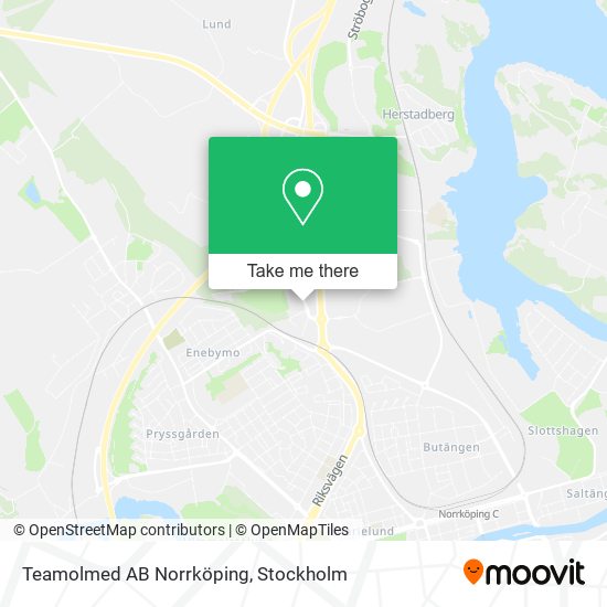 Teamolmed AB Norrköping map