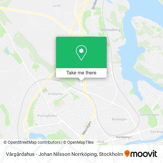 Vårgårdahus - Johan Nilsson Norrköping map