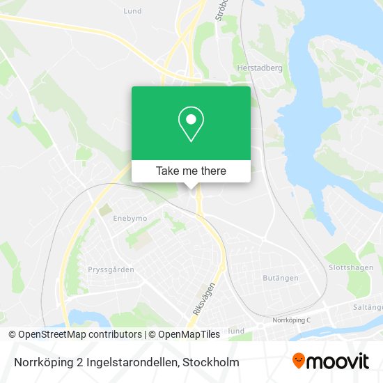 Norrköping 2 Ingelstarondellen map