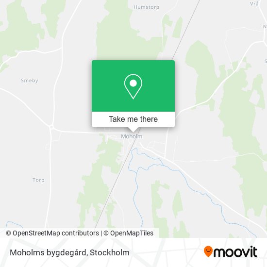 Moholms bygdegård map