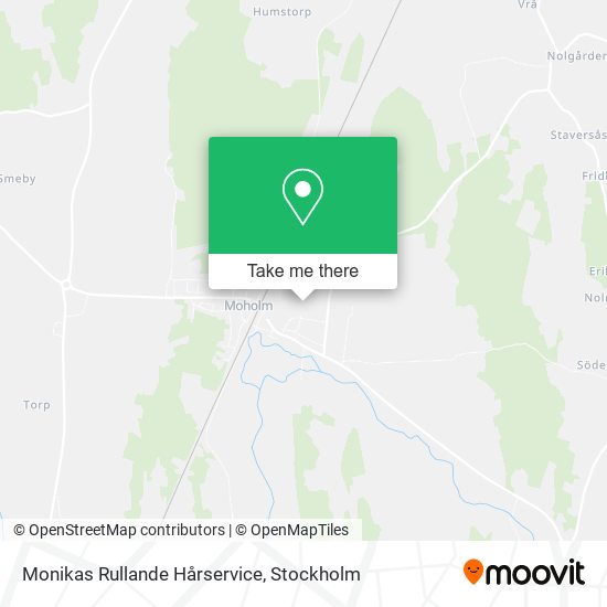 Monikas Rullande Hårservice map