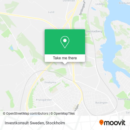 Investkonsult Sweden map